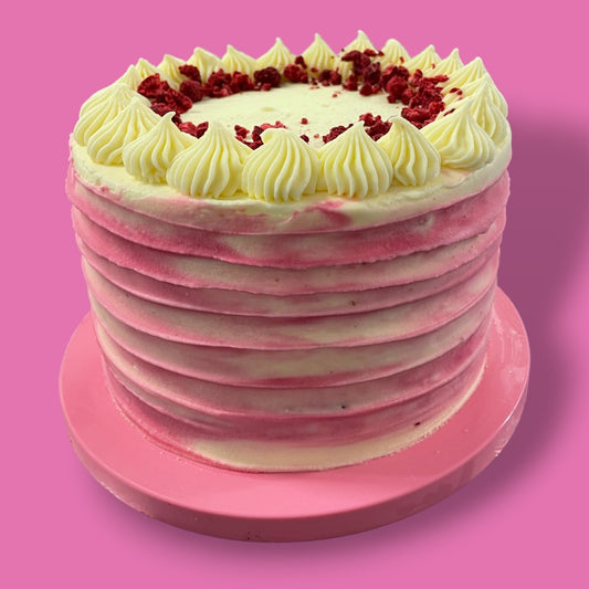 Raspberry Vanilla Sponge Cake