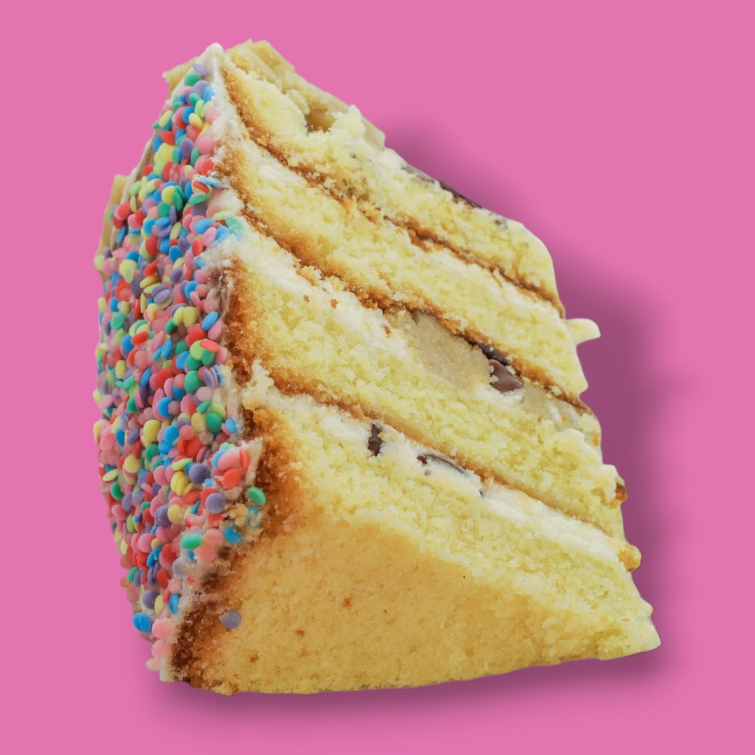 Vanilla cookie dough cake