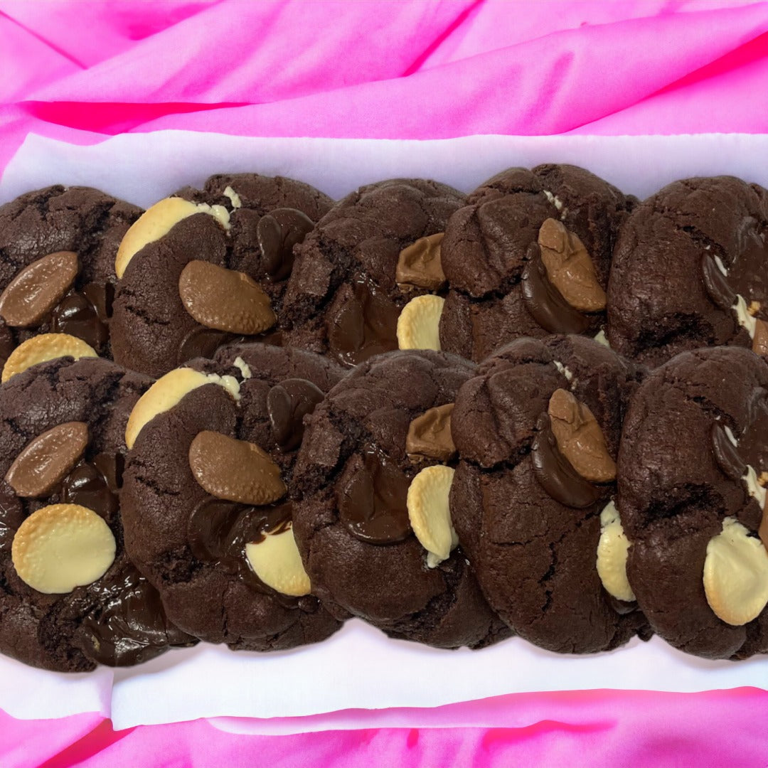 Triple chocolate Box of 10 Cookies