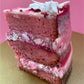 Whipped London Raspberry Pink Pavlova Cake Slice