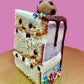 Whipped London Vanilla Cookie Dough Cake Slice