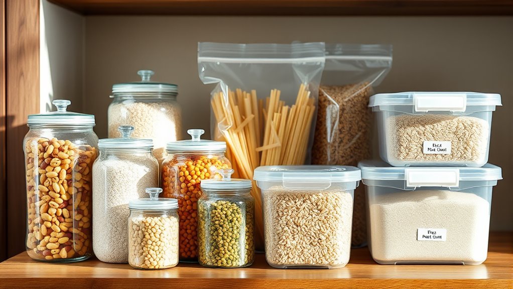 airtight moisture proof food storage