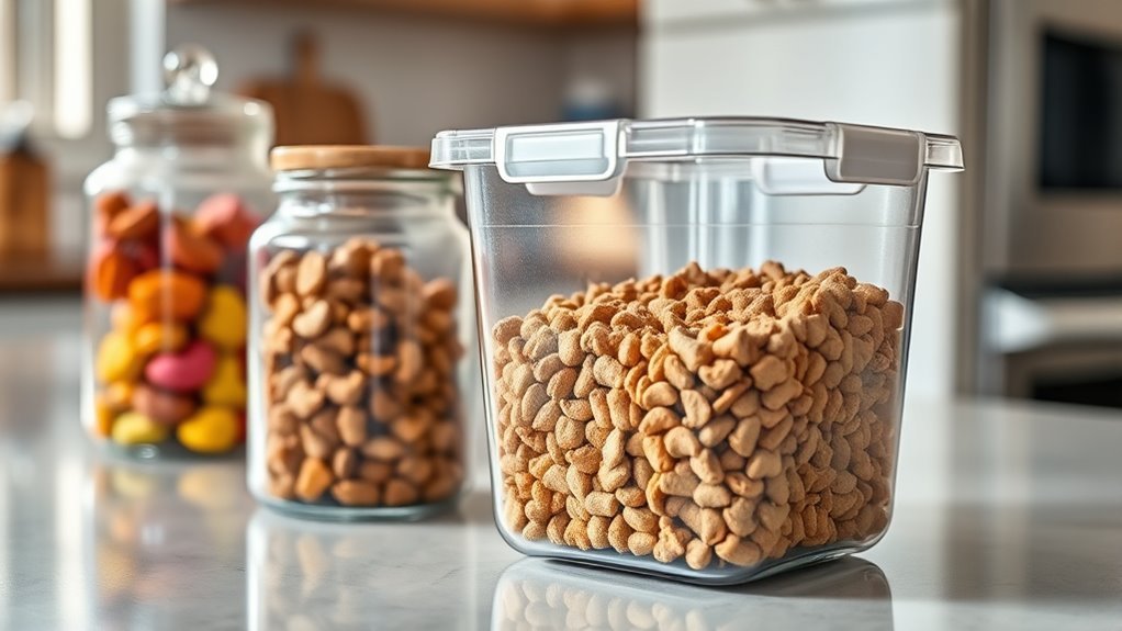 proper pet food storage