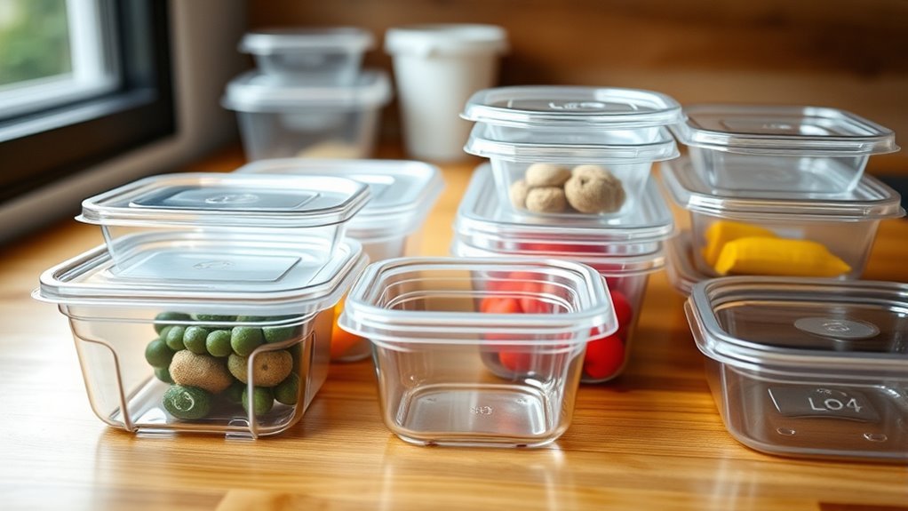 safe food grade plastic containers