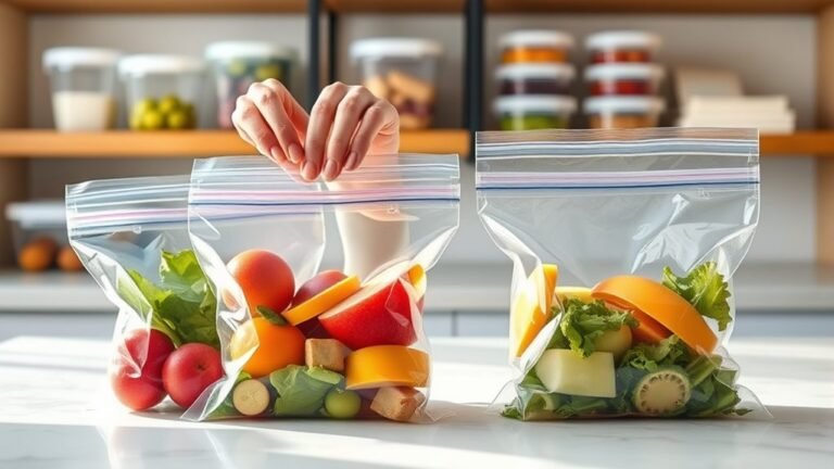 use food safe plastic bags