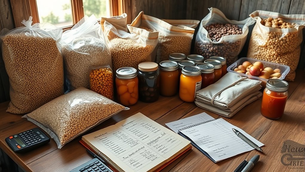 calculate family food needs