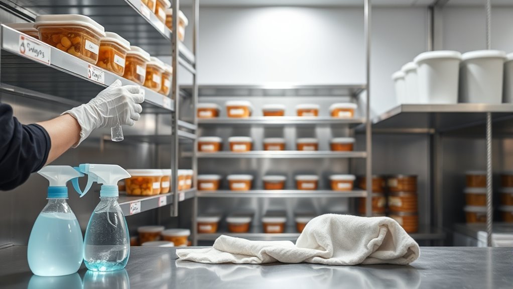clean sanitize inspect regularly