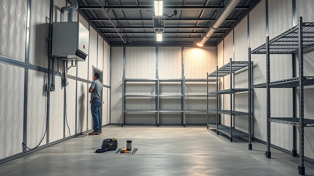 constructing food storage cold room