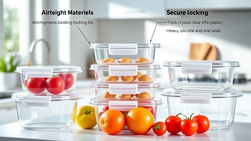 durable leakproof food storage