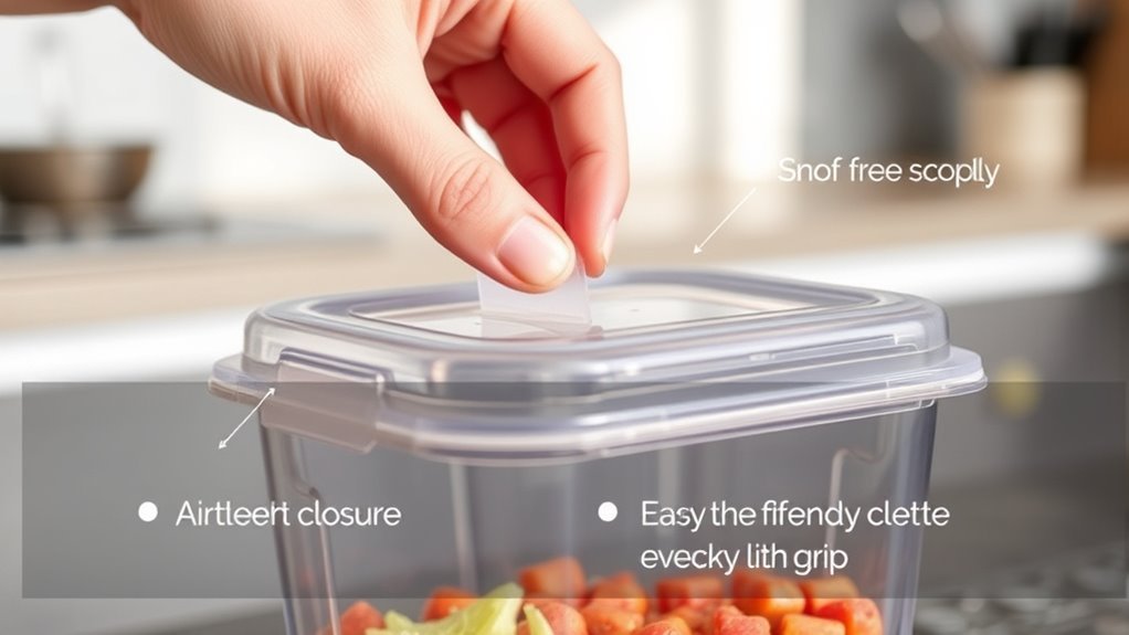 easy secure leak proof lids