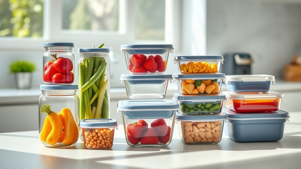 efficient stackable food storage