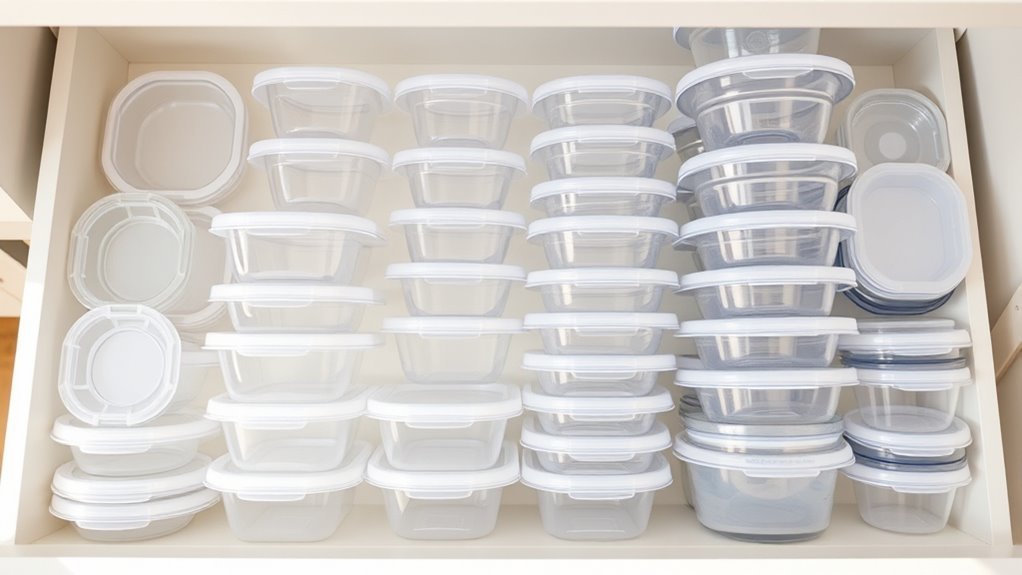 empty sort discard organize
