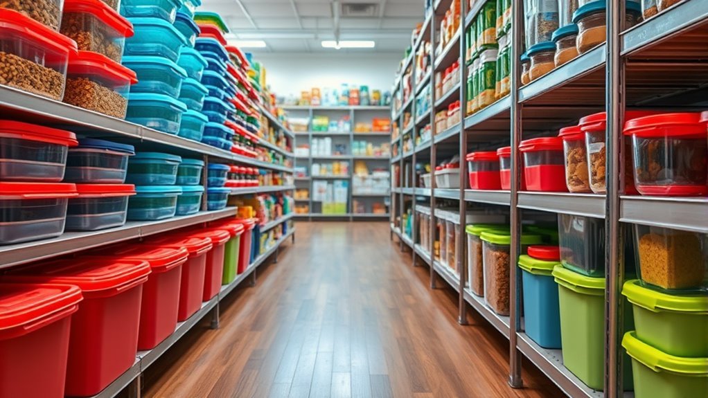 food storage container locations