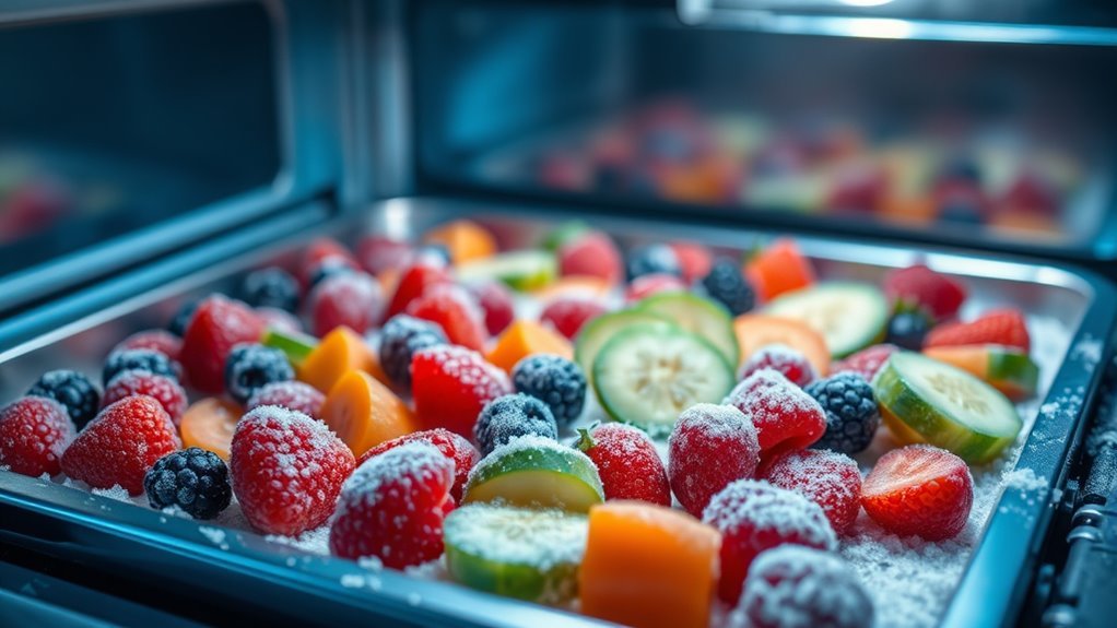 freeze food thoroughly first