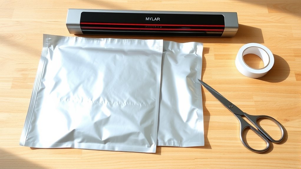 gather supplies for airtight sealing