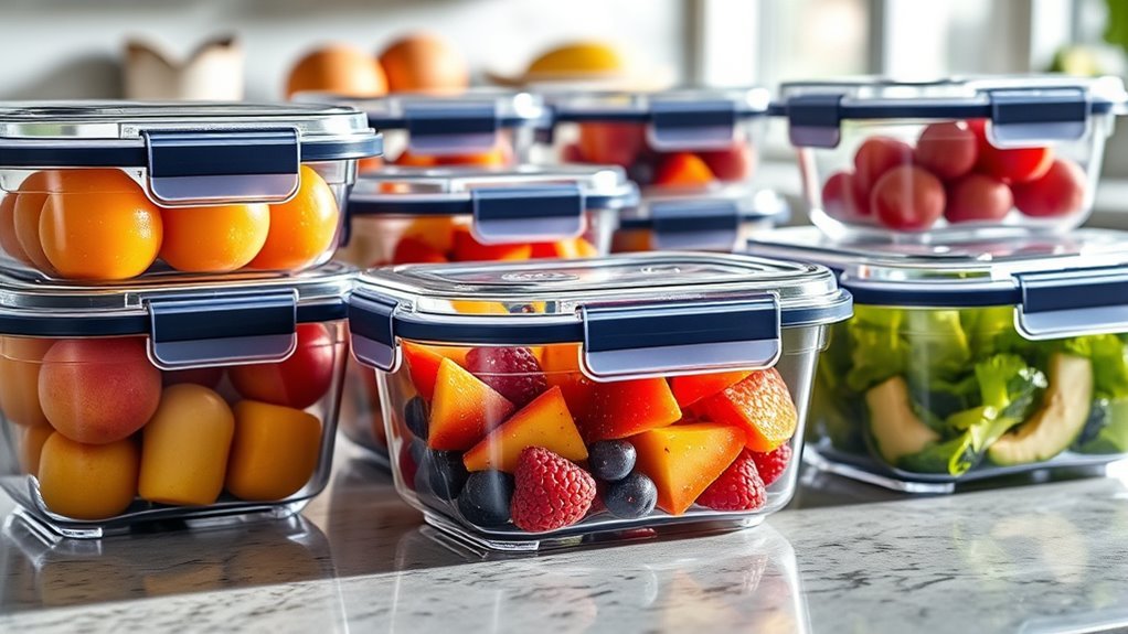 leakproof durable impact resistant containers