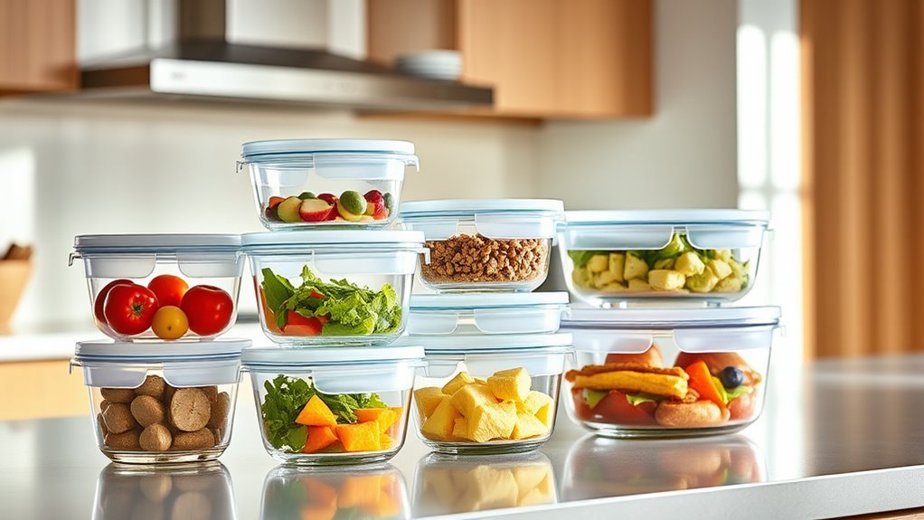 leakproof stain resistant versatile containers
