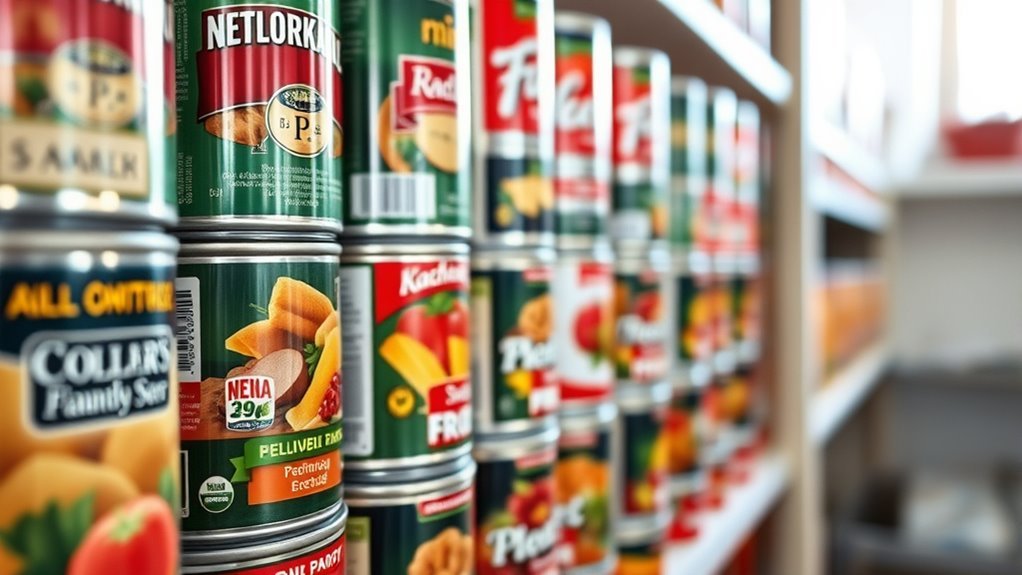 long lasting canned food storage