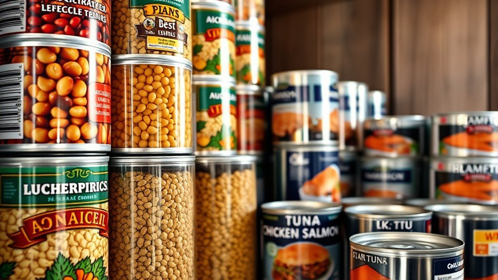long lasting canned protein options