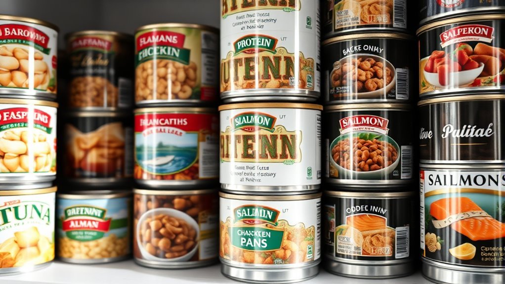 long lasting canned protein options
