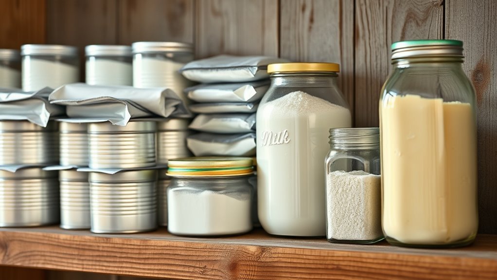 long lasting dairy storage options
