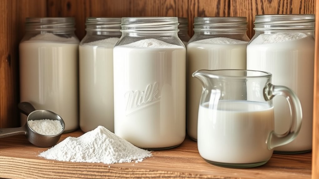 long lasting emergency dairy supply