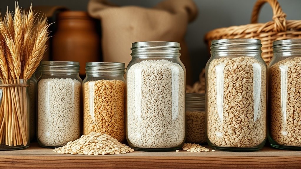 long lasting staple food storage