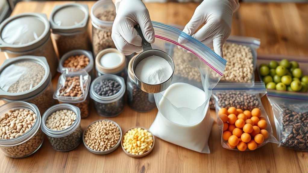 long term storage food selection