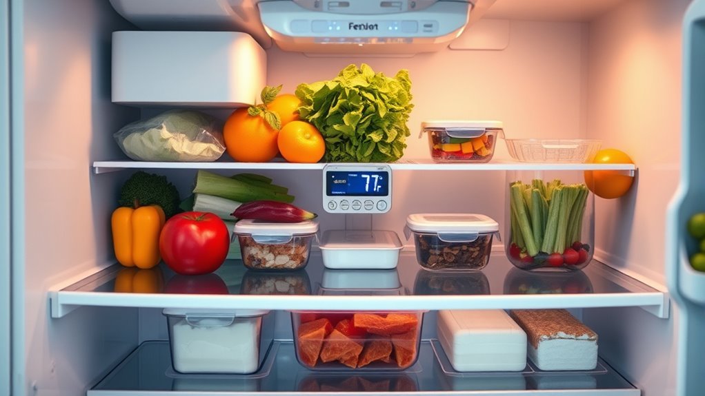 maintain proper fridge temperature