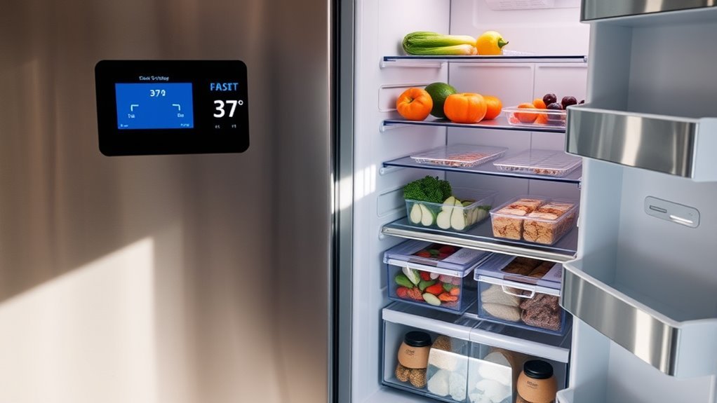 maintain proper fridge temperatures