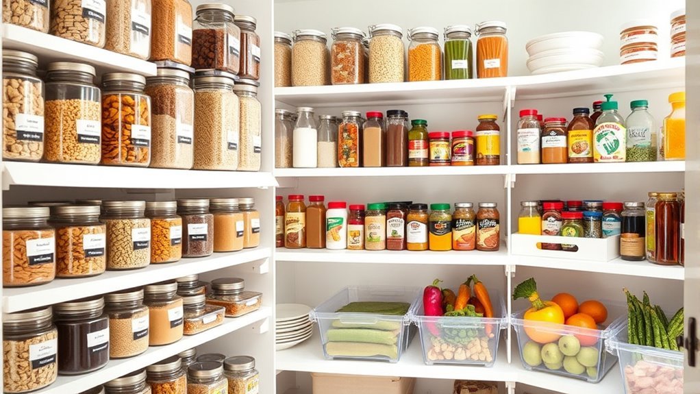 optimize pantry and fridge