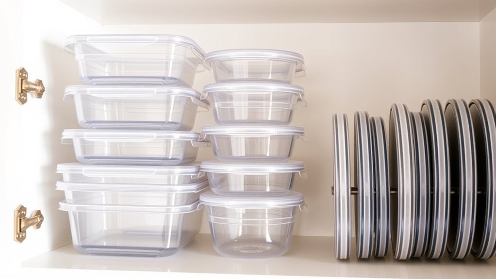 organize containers efficiently easily