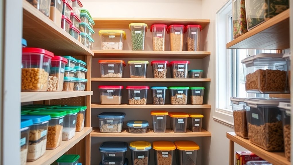 organize containers for accessibility