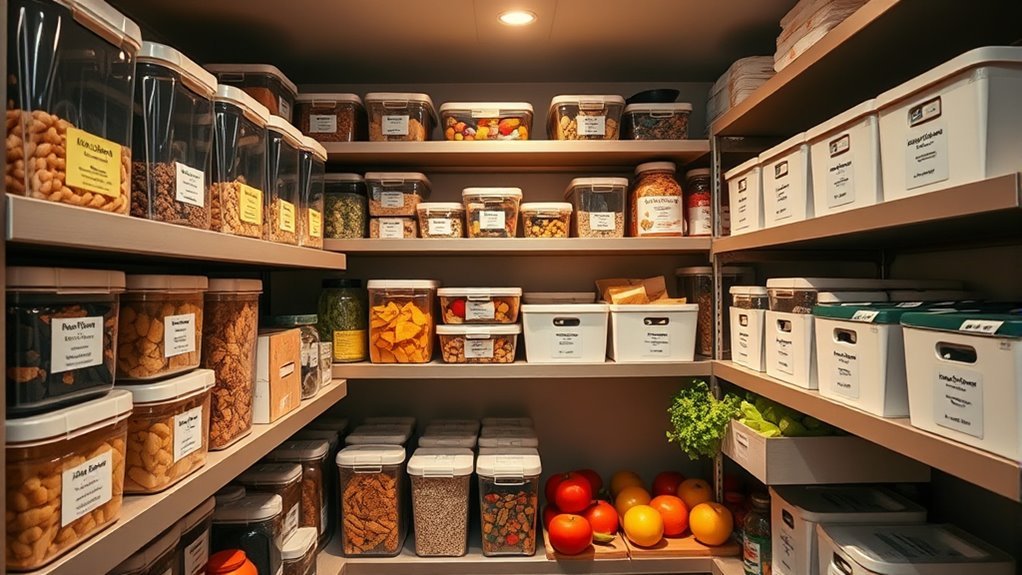 organize label inspect restock