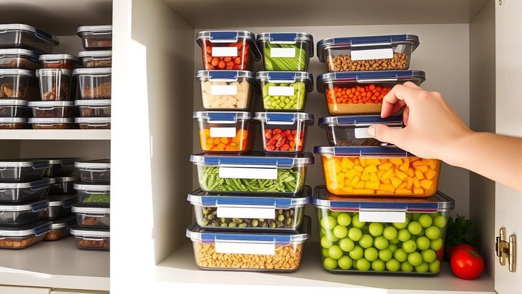 organize seal label stack