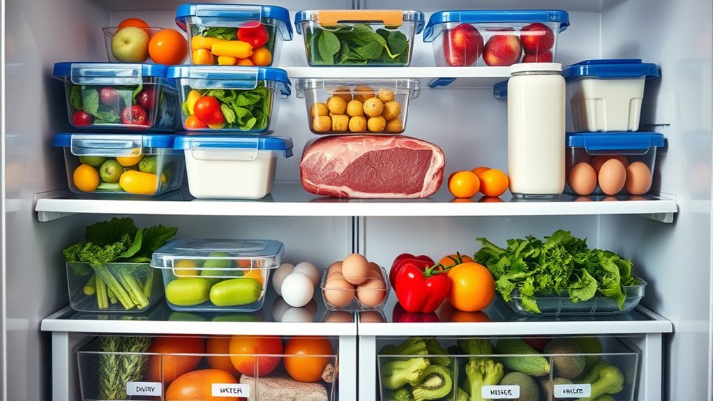 proper fridge food storage
