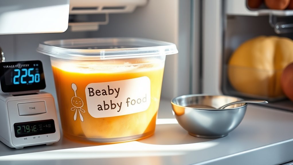 safe baby food handling