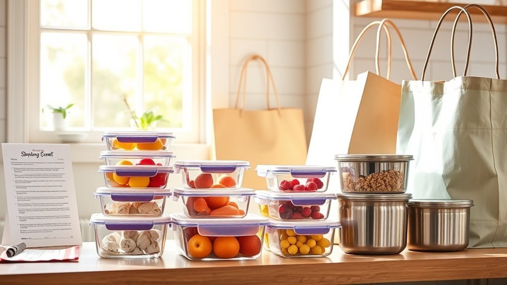 safe organized food storage