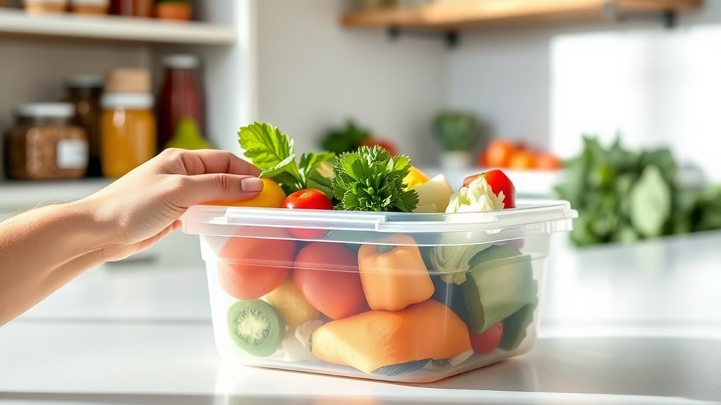 safe polyethylene food storage