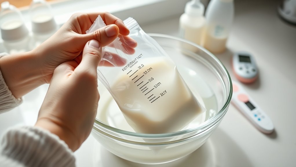 safe thawing and feeding