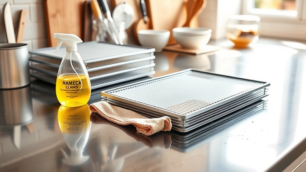 sanitize clean dry organize