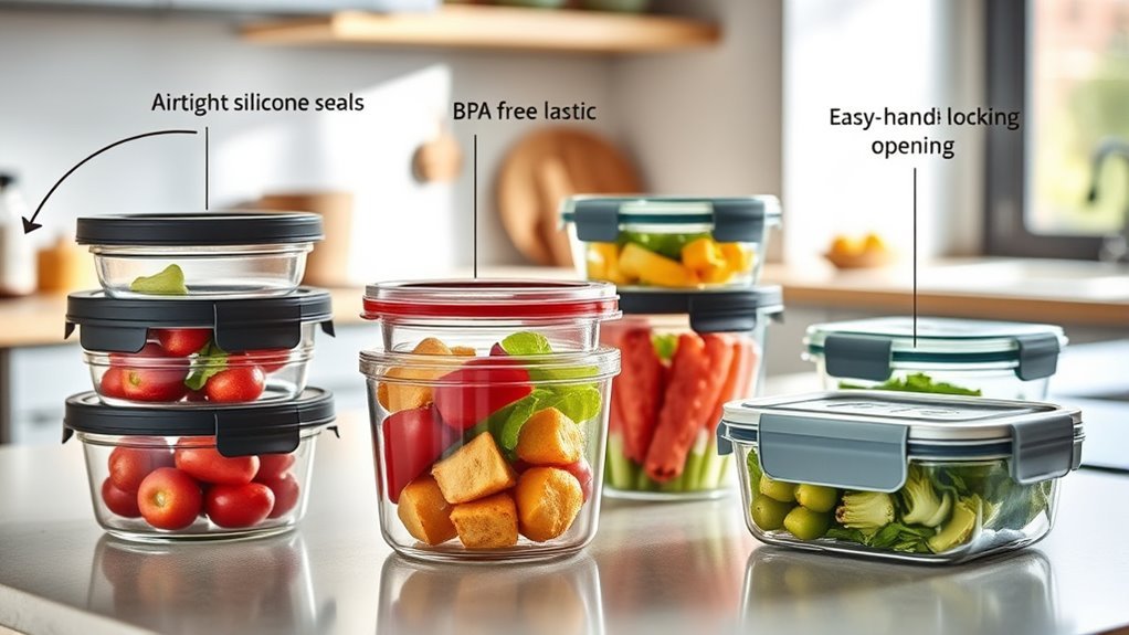 secure easy open lids