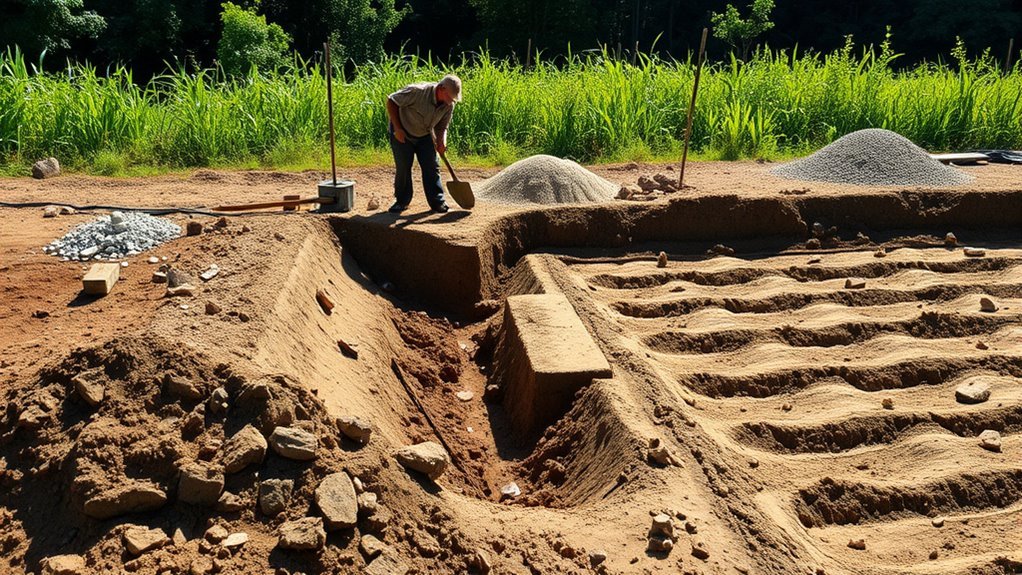 site preparation and drainage