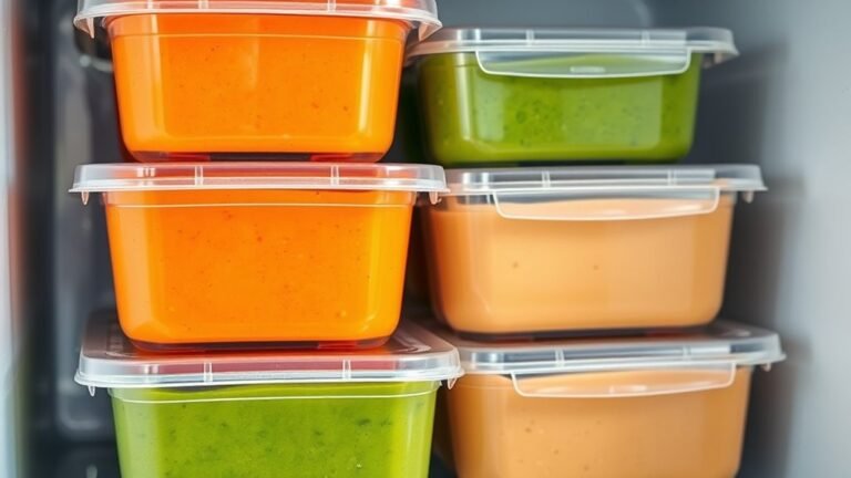 storage duration for homemade baby food