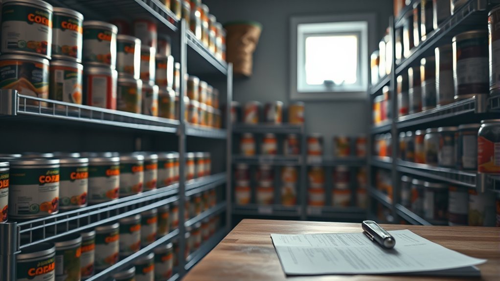 store cans properly inspect regularly