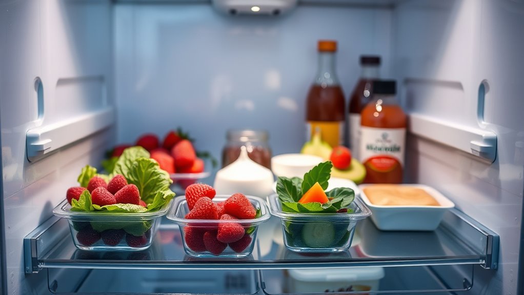 store perishables in coldest spot