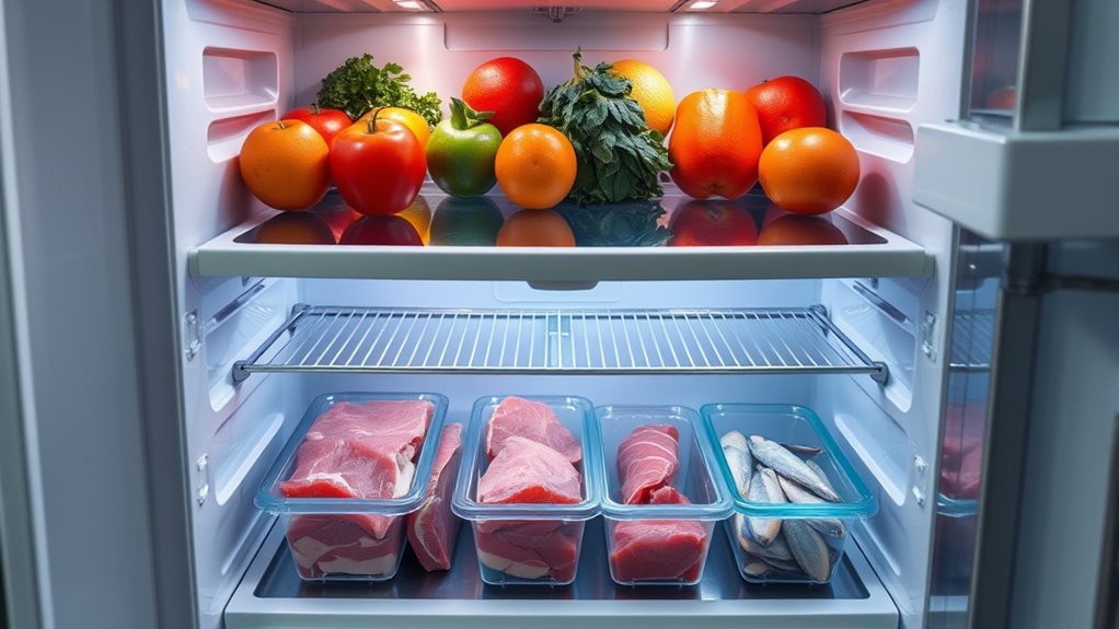 store raw meat below