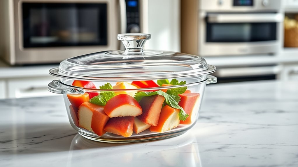 temperature resistant glass containers
