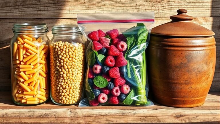 types of food storage