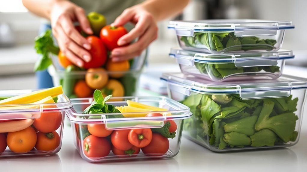 use airtight labeled containers